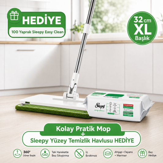 Pratiko Akıllı Bez Sıkıştırmalı Mop